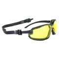 Sas Safety GOGGLE ANTI FOG BLACK Frame/YELLOW LenS SA5103-02